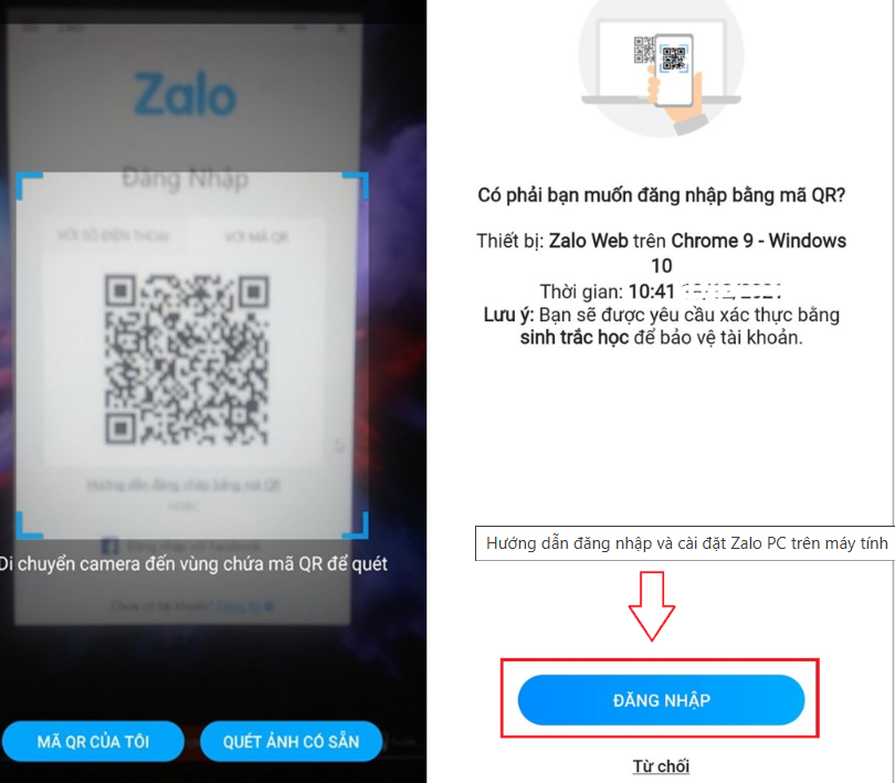 Zalo bước 10